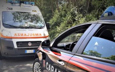 Ambulanza e Carabinieri