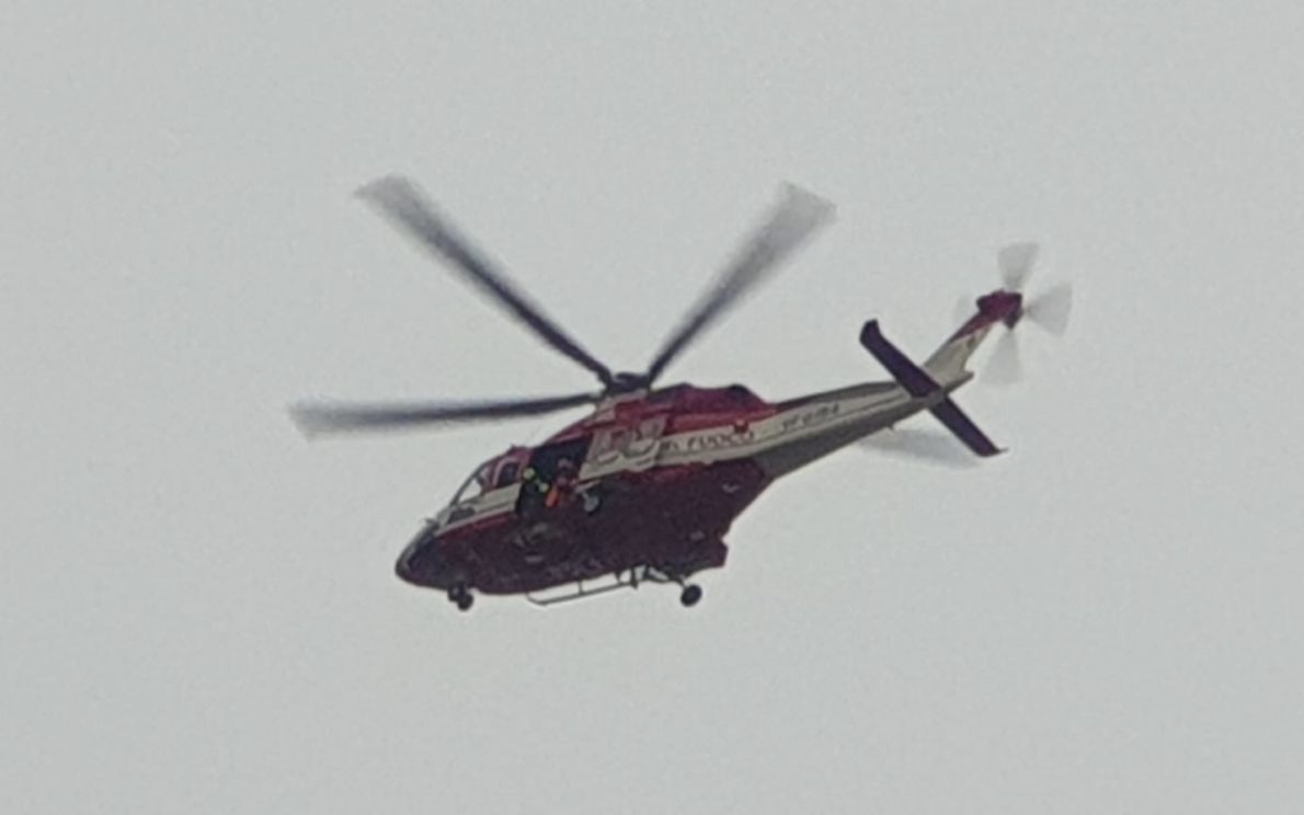 Elicottero Vigili del Fuoco
