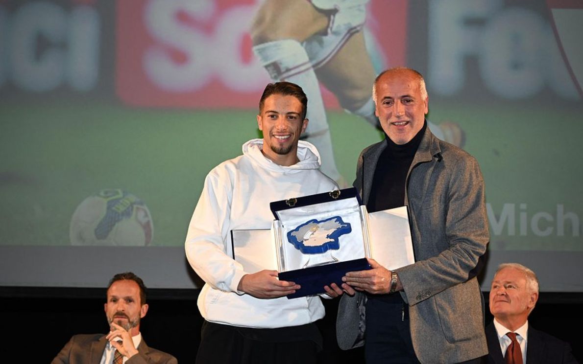 Liguori premiato al Galà del Calcio Triveneto