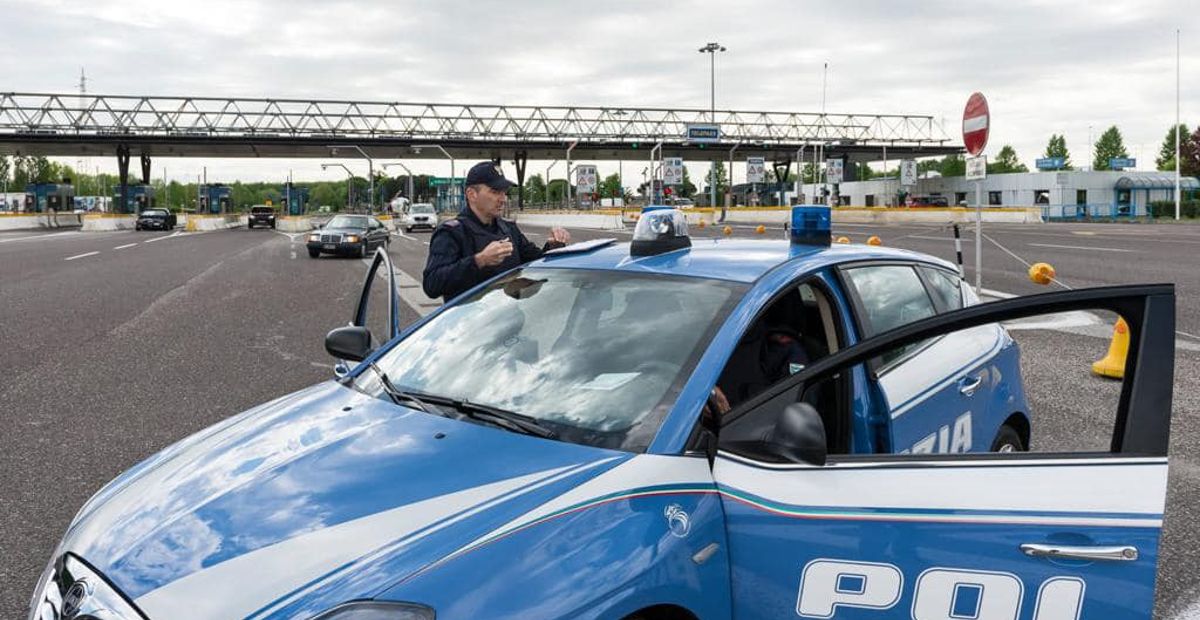 Controlli della Polizia in autostrada