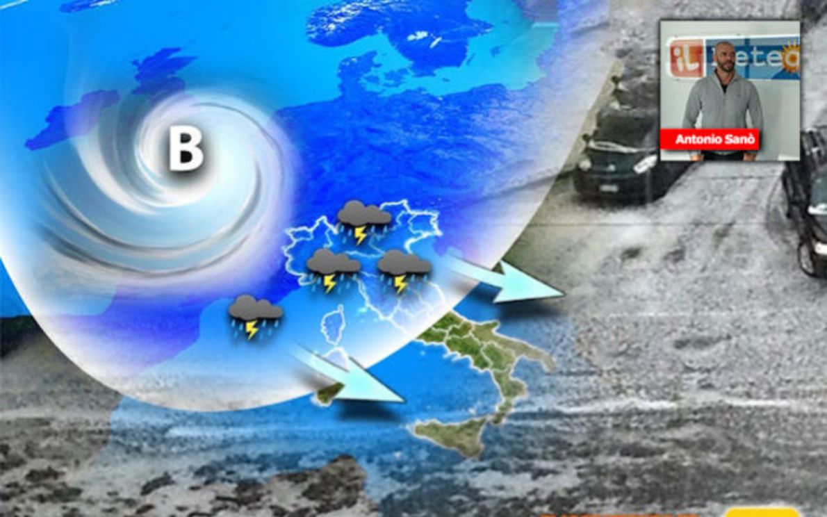 Dopo l'alta pressione previste pioggia e neve per Capodanno. Le