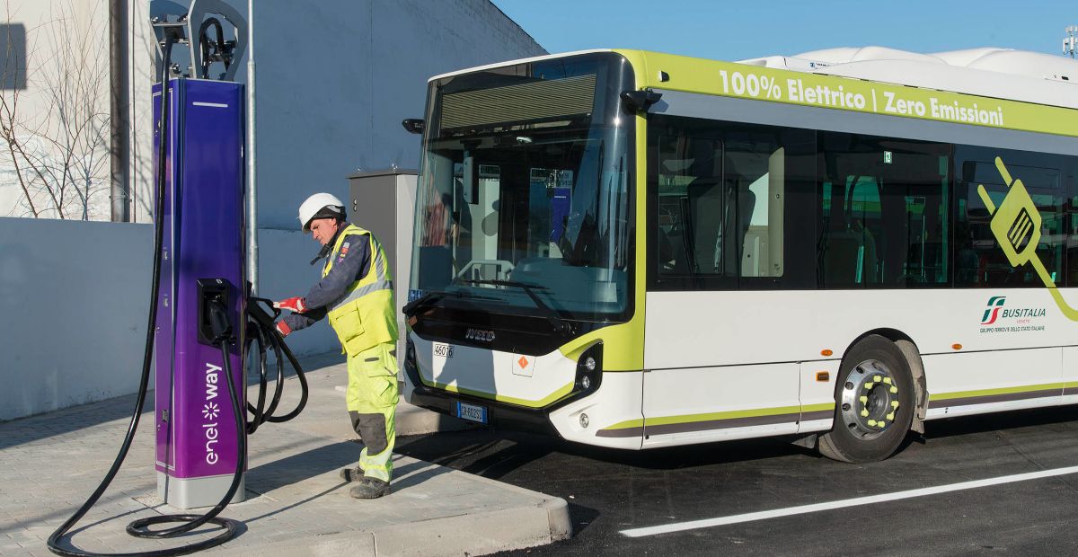 Stazione di ricarica bus elettrici