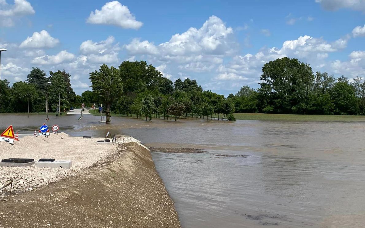 Fiume Bacchiglione a Creola di Saccolongo