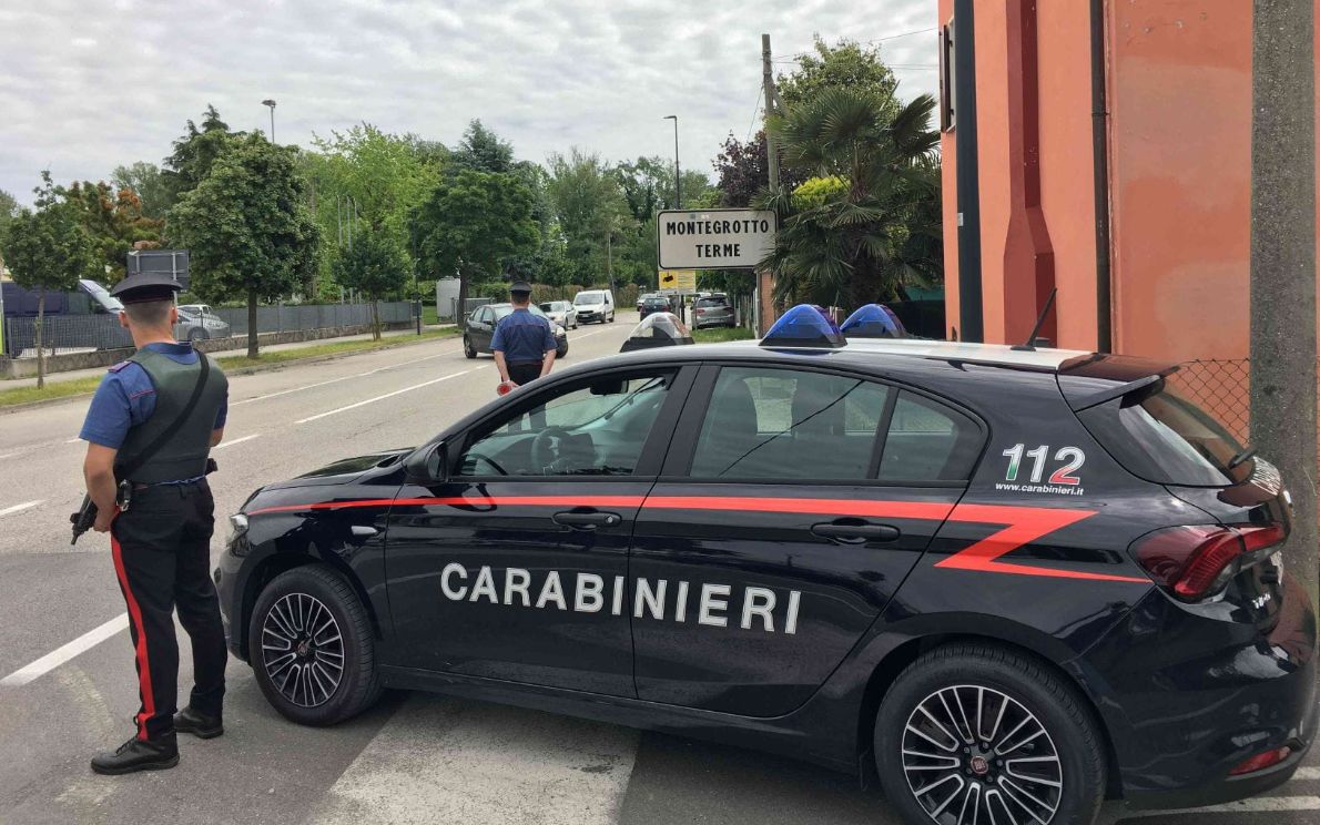 Carabinieri a Montegrotto