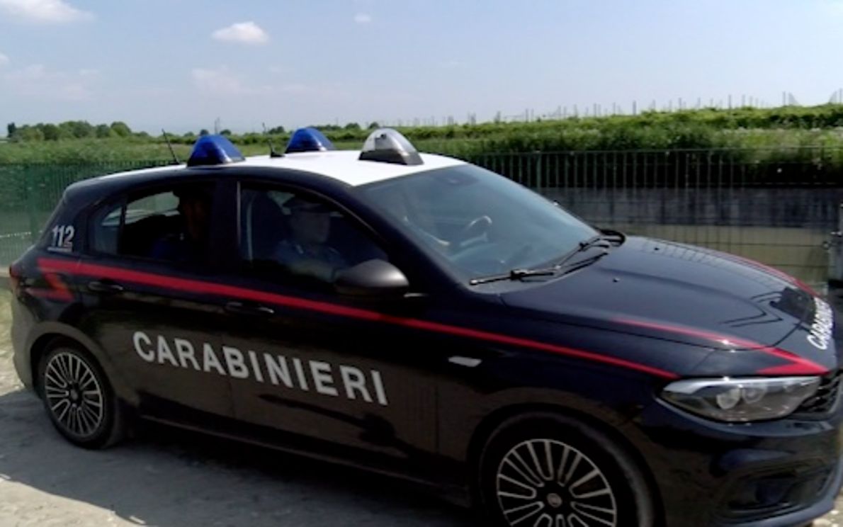 I carabinieri sul posto