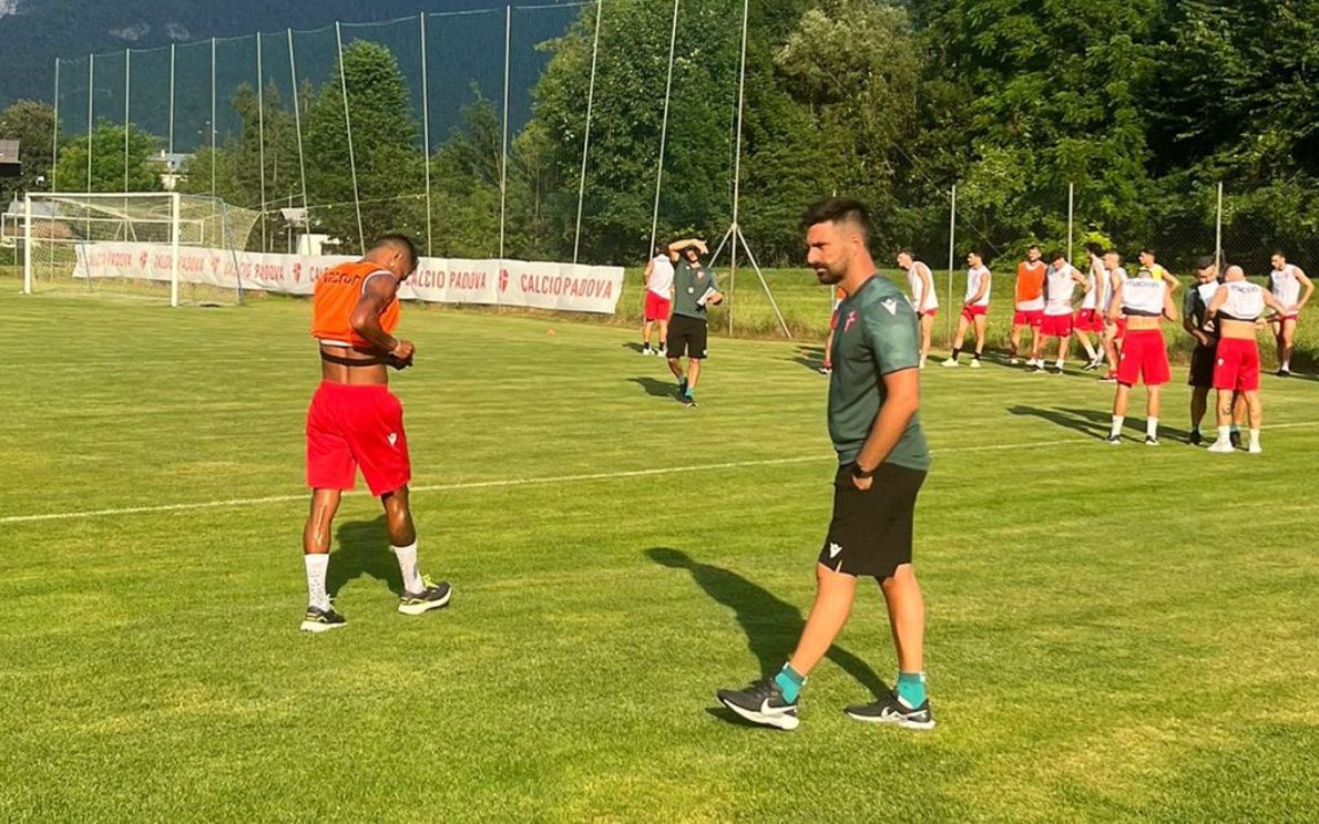 Il Padova al lavoro a Pieve di Cadore
