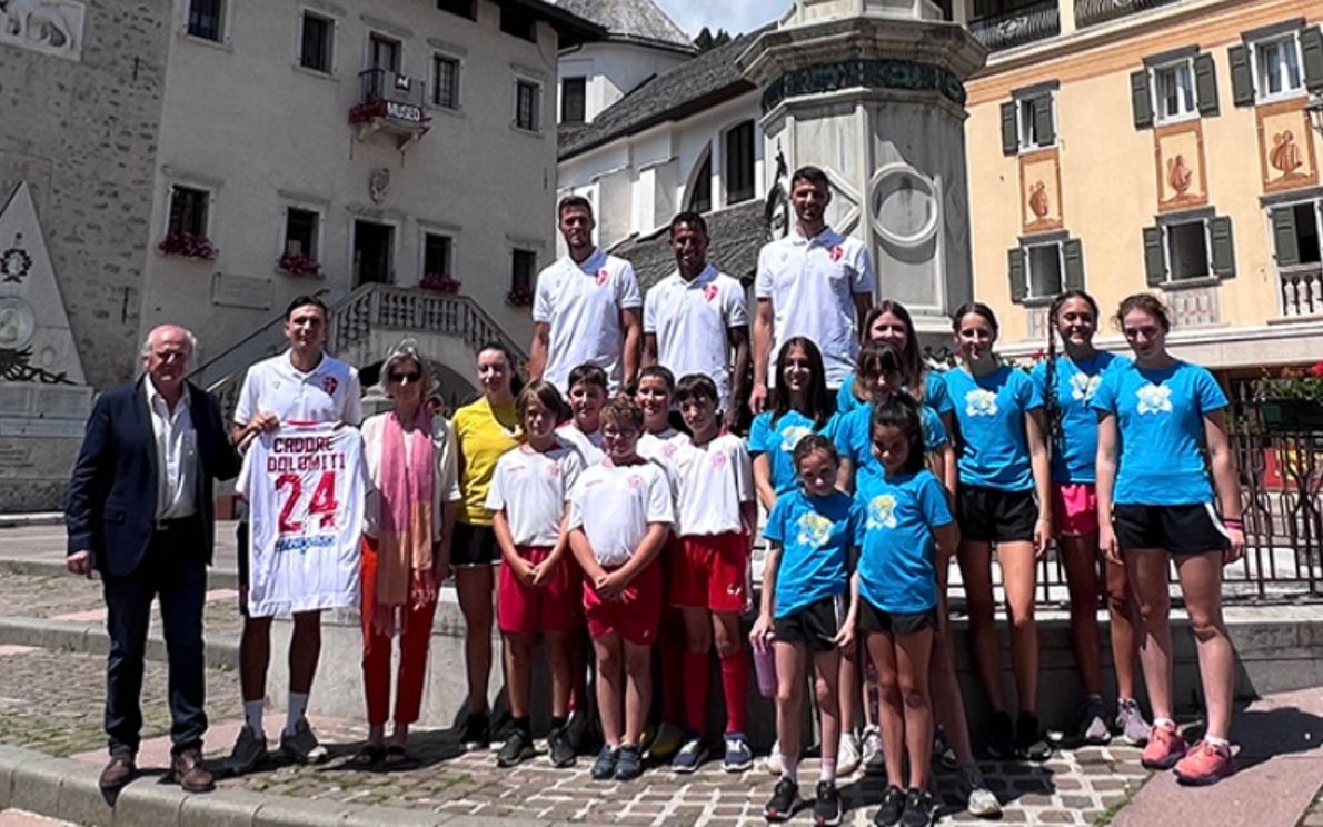 Il Padova in ritiro a Pieve