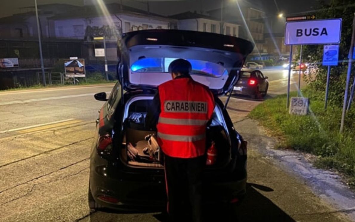 Carabinieri a Vigonza