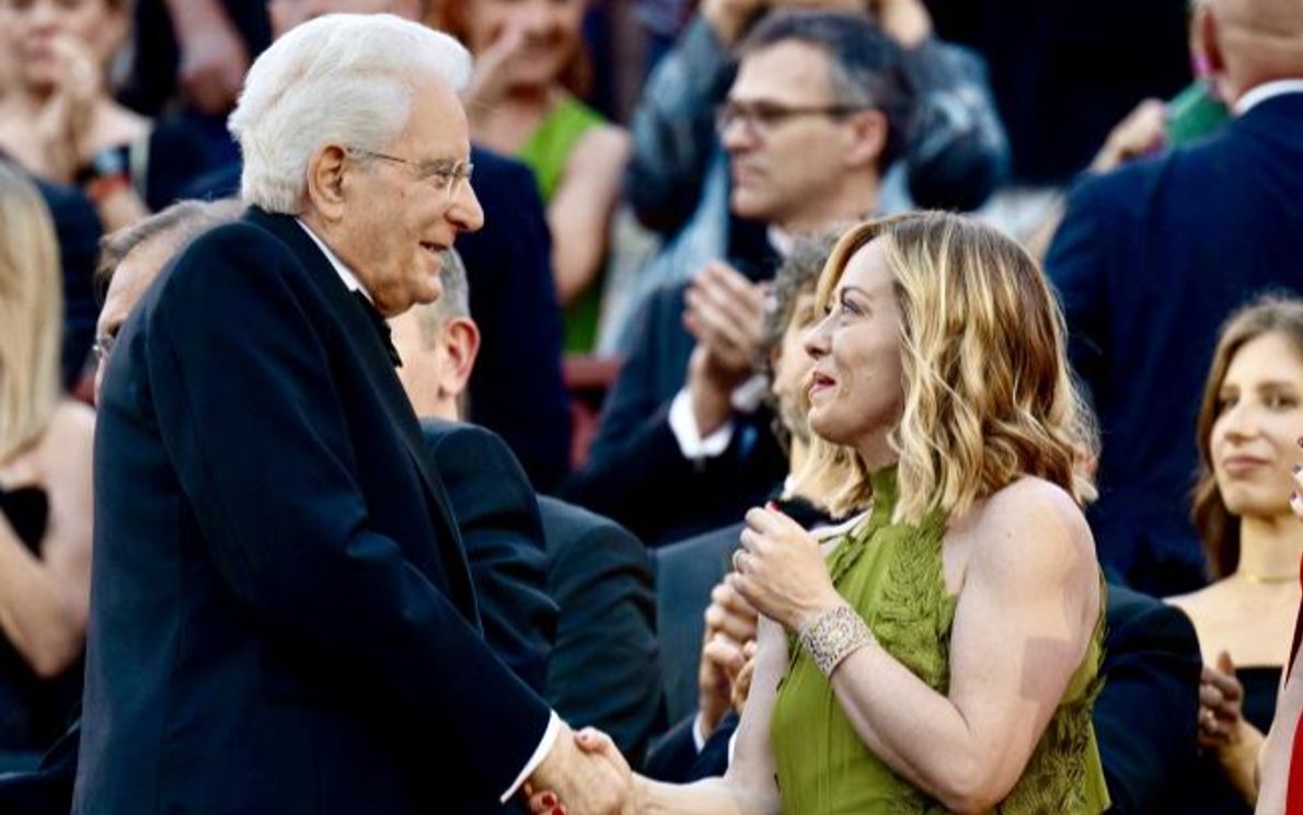 Sergio Mattarella e Giorgia Meloni