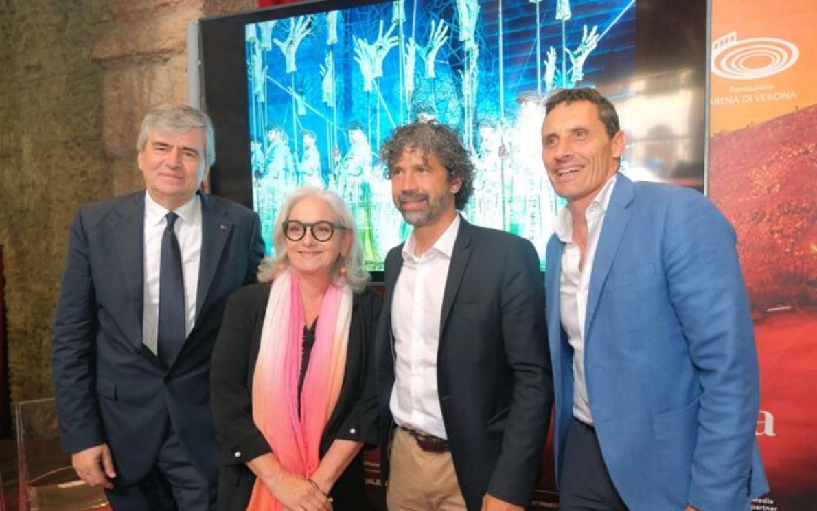 Tommasi con Mazzi, Cecilia Gasdia e Trespidi