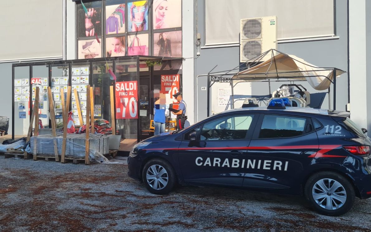 Rapina a Piove di Sacco, intervento carabinieri