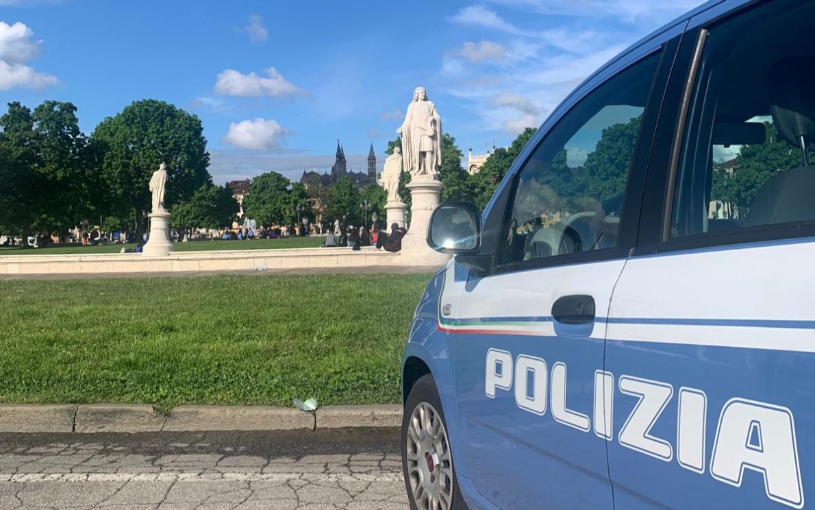 Polizia in Prato della Valle