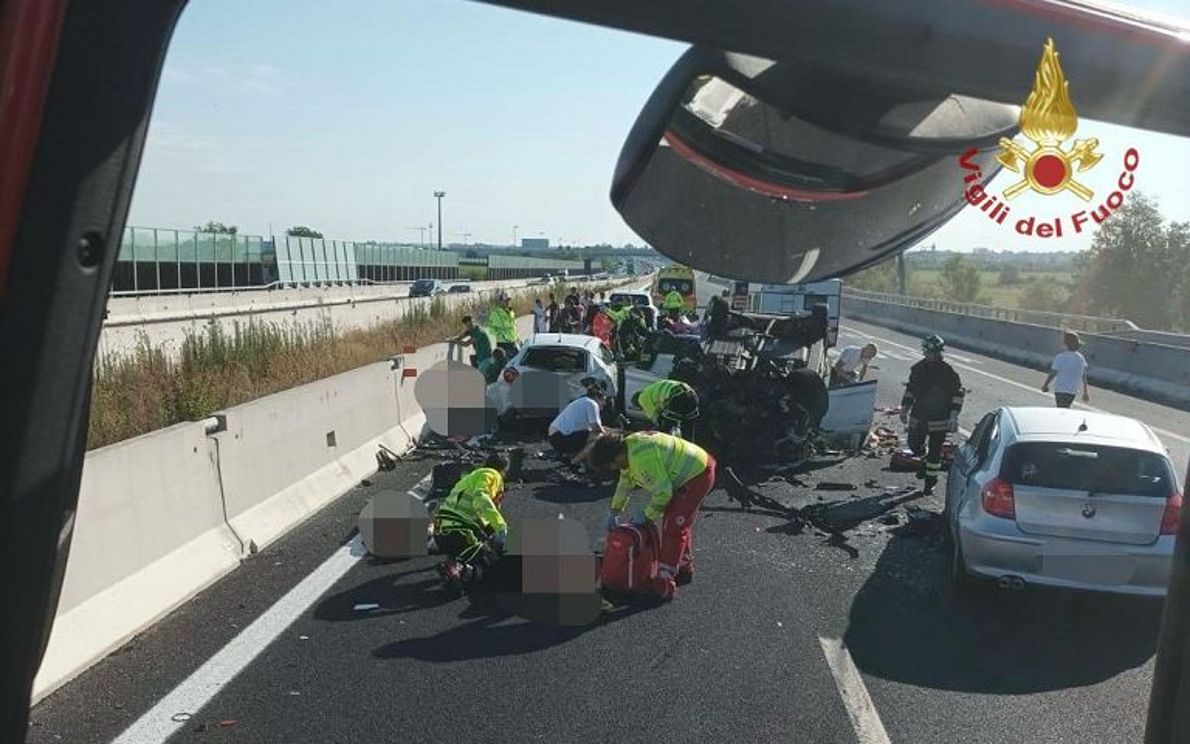L’incidente in A4 nel veneziano
