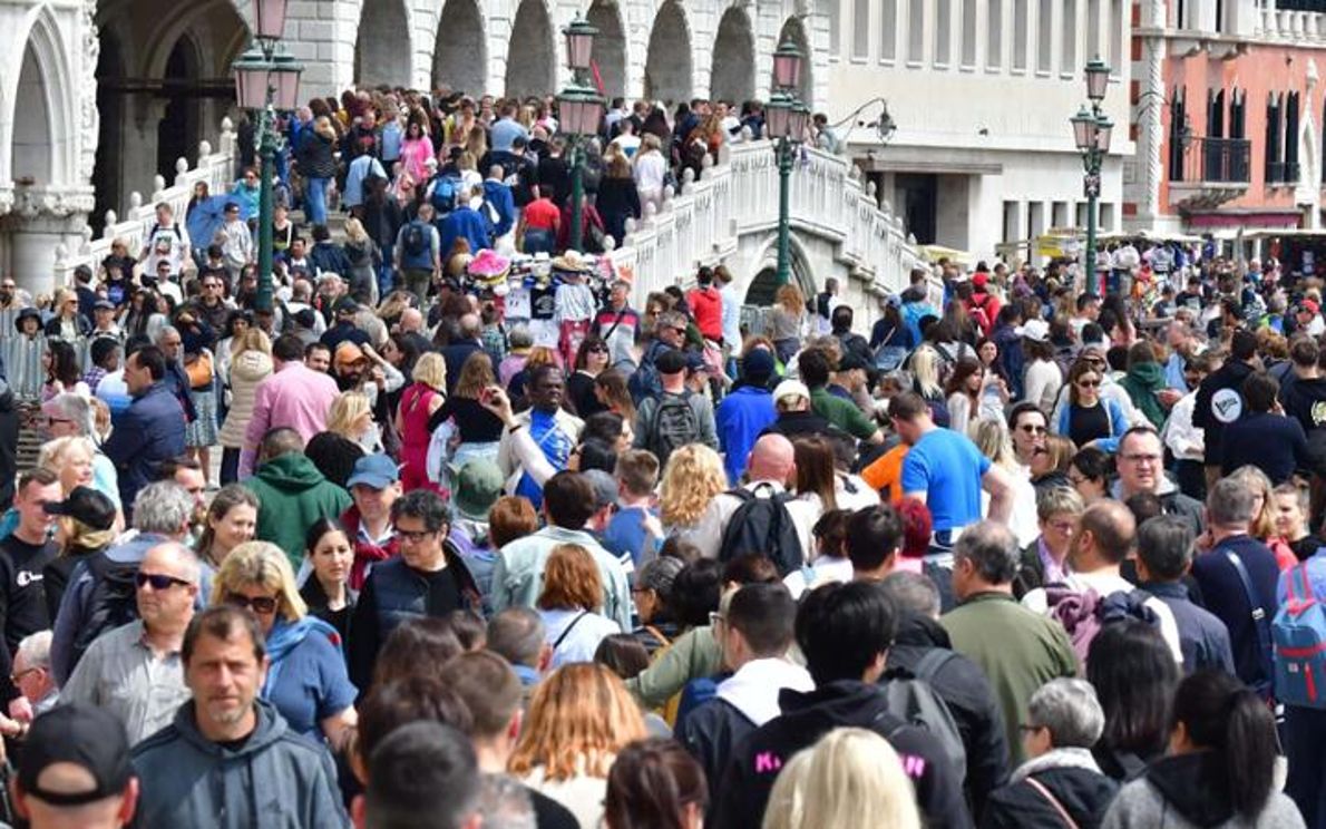 Turisti a Venezia