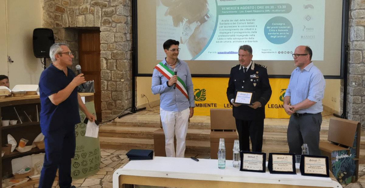 Legambiente National Award for Animal Care, the Municipality of Verona on the Podium