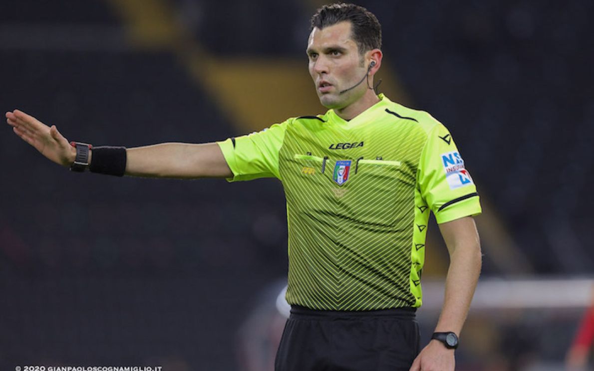 L’arbitro Davide Gandino di Alessandria