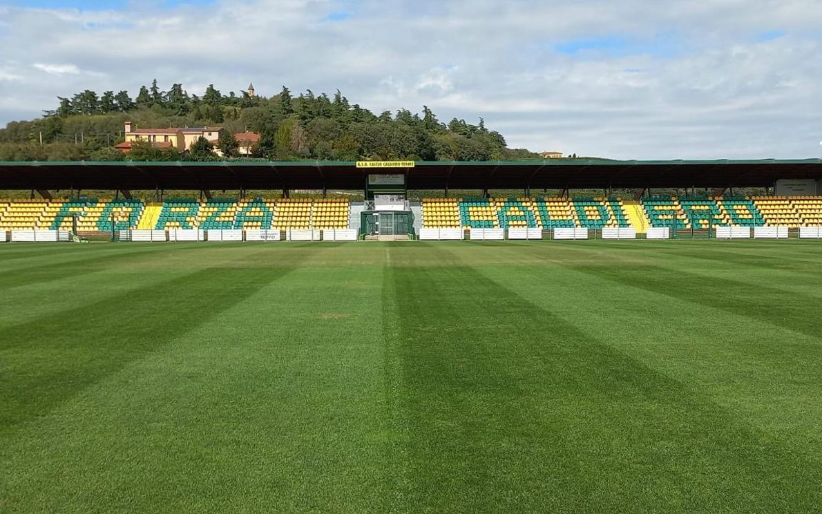 Lo stadio di Caldiero