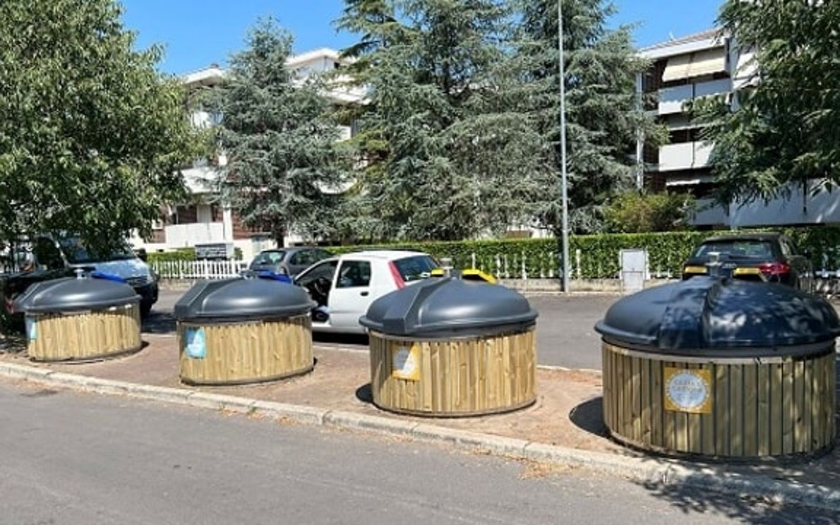 Un’isola ecologica di Rubano