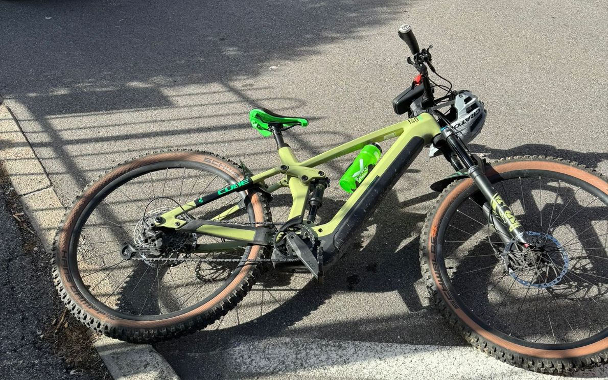 La bicicletta rubata ai turisti tedeschi
