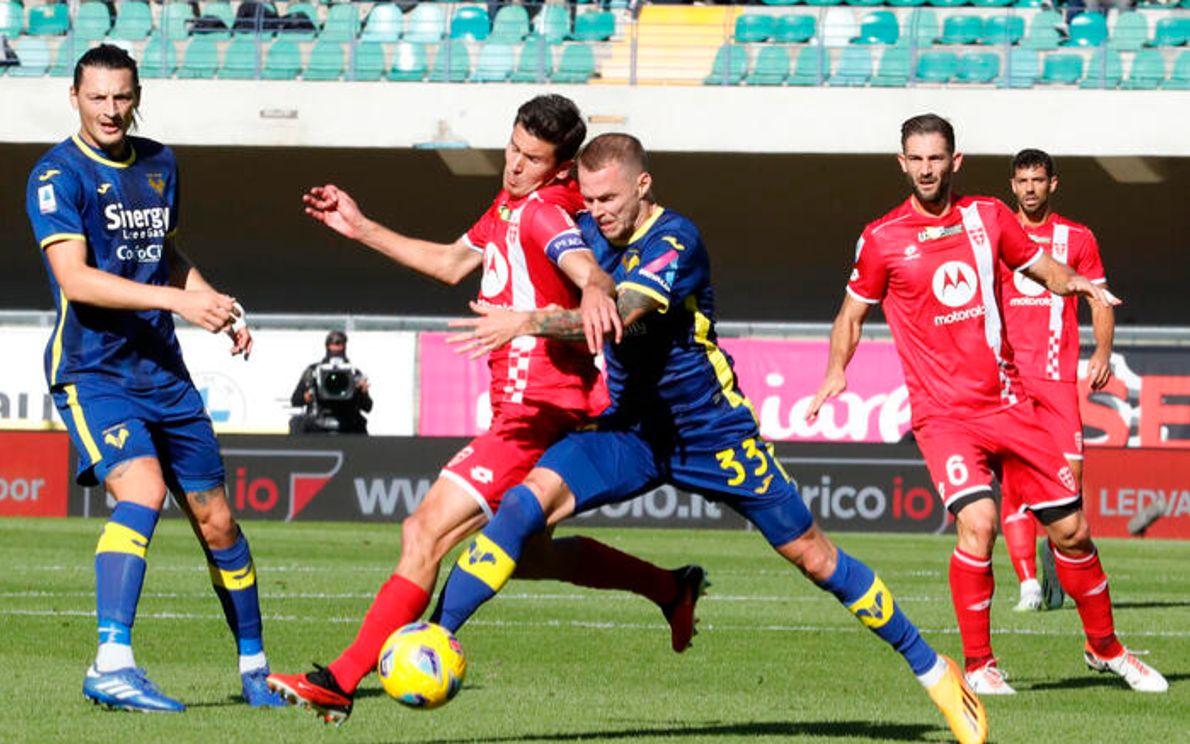 Verona-Monza 1-3, foto ansa it
