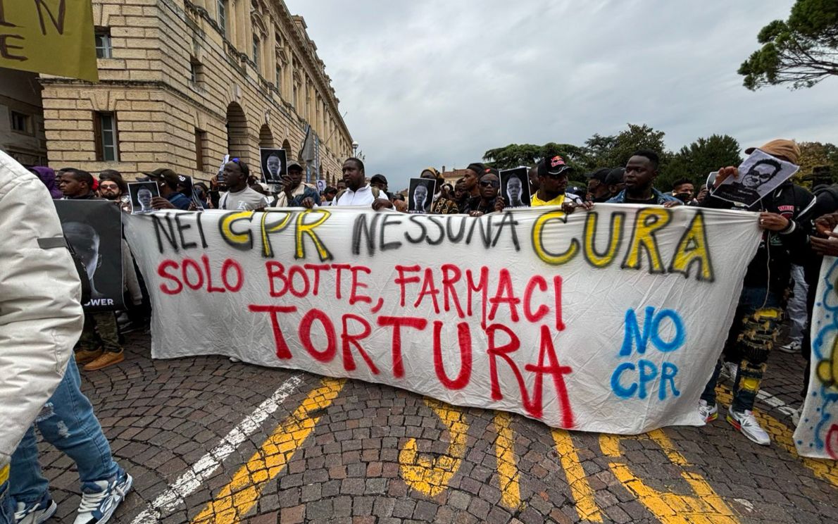 Corteo per Moussa