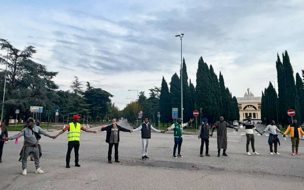 Corteo per Moussa