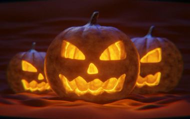 Una zucca di Halloween