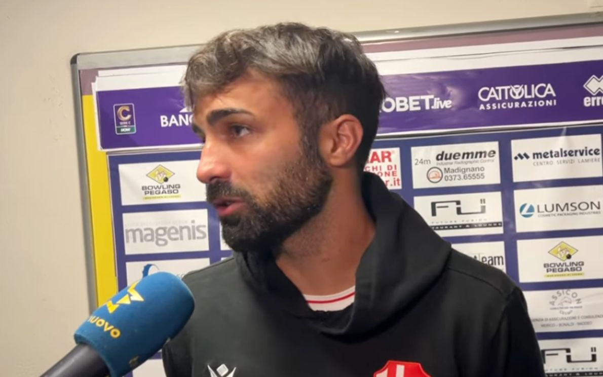 Simone Russini dopo Pergolettese-Padova