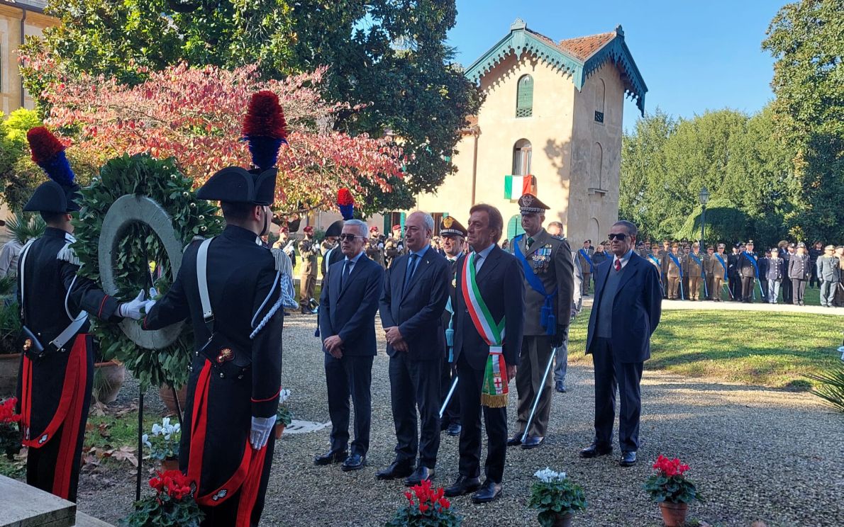 Cerimonia 4 novembre a Villa Giusti