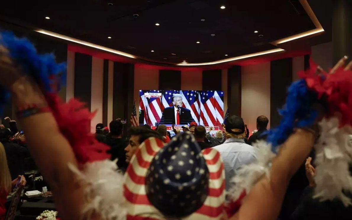 Donald Trump dopo la vittoria