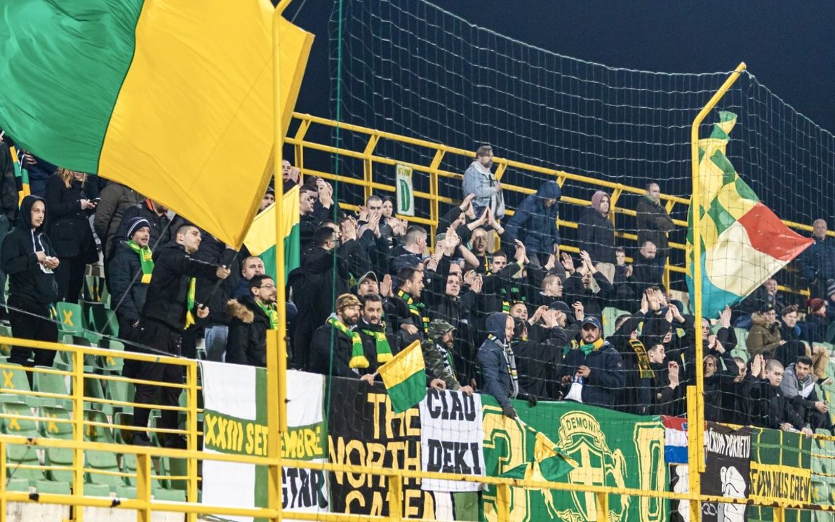 Tifosi croati dell’NK Istra