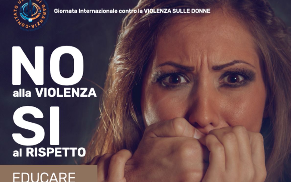 Locandina violenza donne