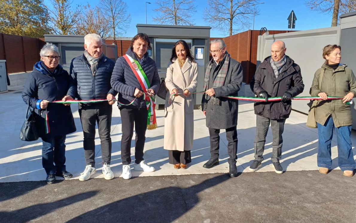 Inaugurazione nuova isola ecologica a Campodarsego