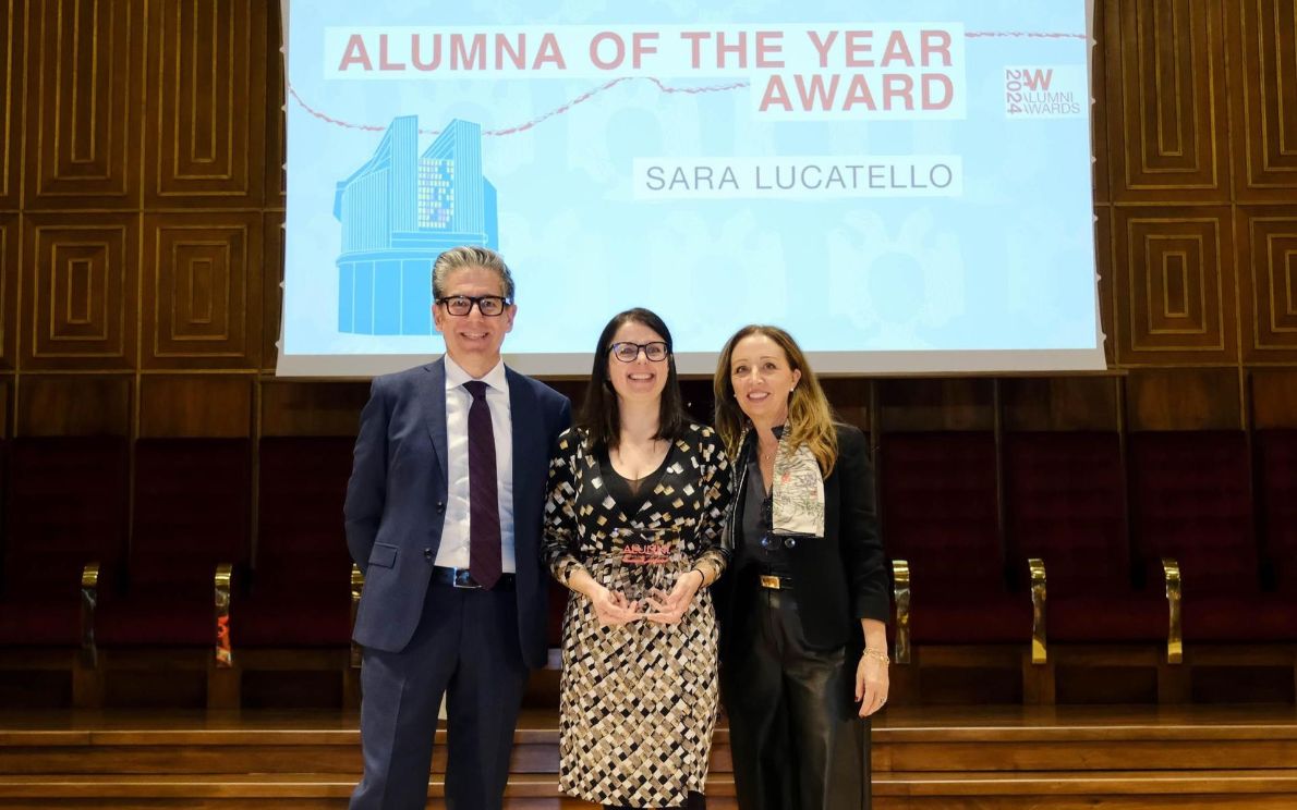 Sara Lucatello, Alumna dell’anno Unipd