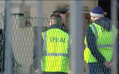 Tecnici dello Spisal sul logo della tragedia