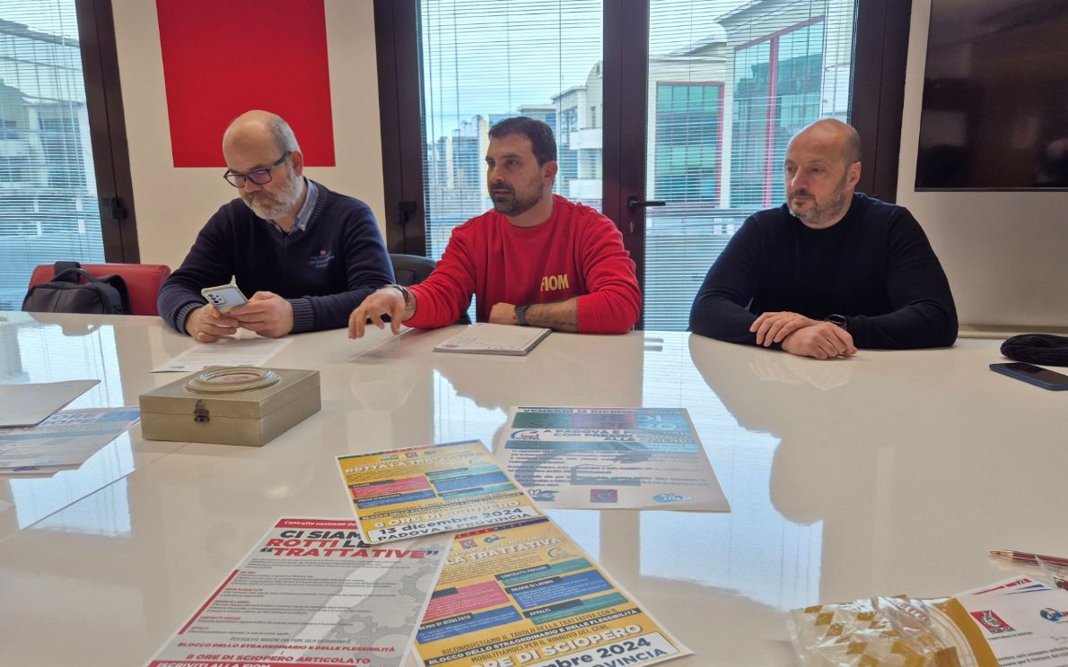 Conferenza stampa FIOM-Cgil
