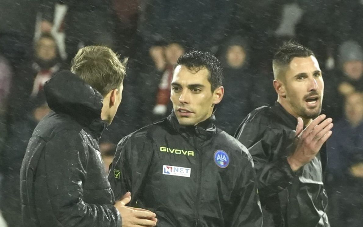 Il rinvio di Clodiense-Padova (foto Calcio Padova)