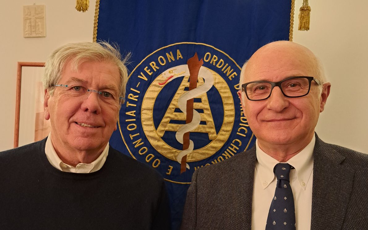 Carlo Rugiu con Antonio Guglielmi