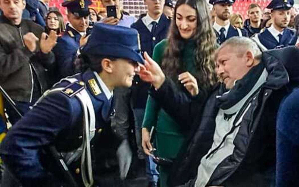 Polizia, giuramento Lara Latragna (foto: Ansa)