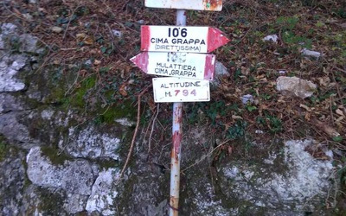Sentiero 106 Cima Grappa