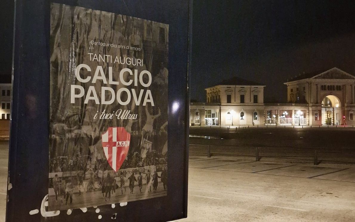 Padova 115, i poster degli ultras