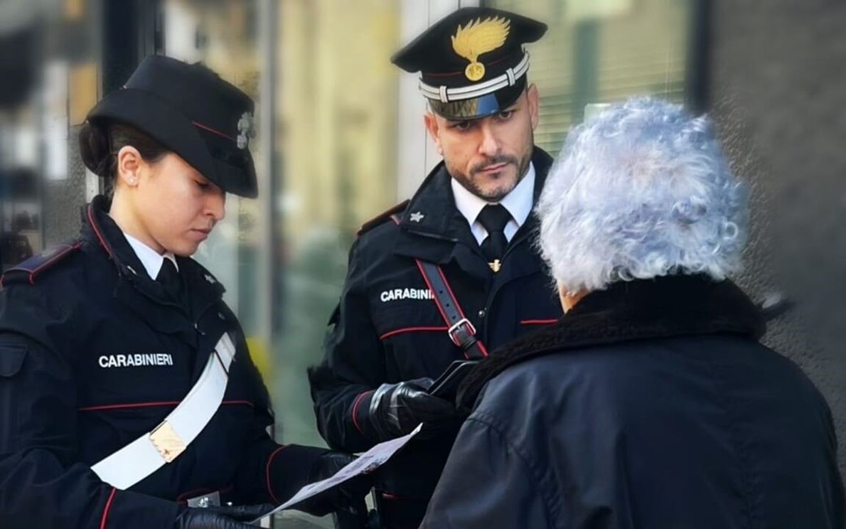 Truffa agli anziani, carabinieri