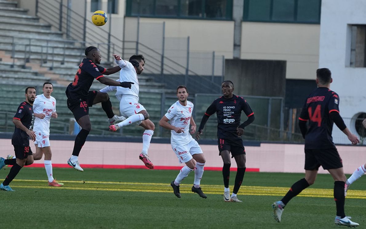 Una fase di Padova-Triestina (foto Boggian)