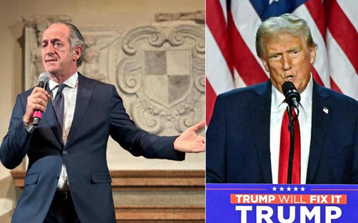 Luca Zaia e Donald Trump