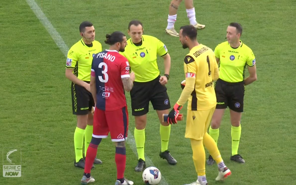 L’arbitro Di Reda in Lumezzane-Padova