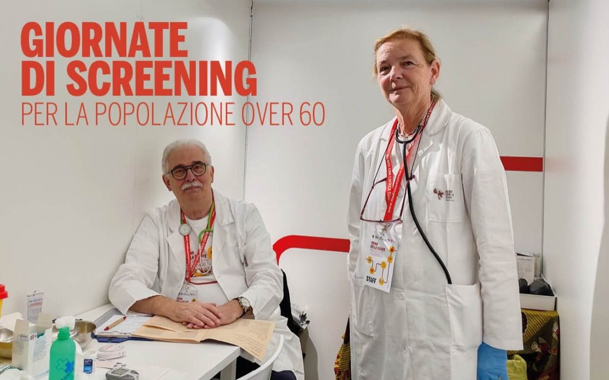 Cuamm, screening over 60
