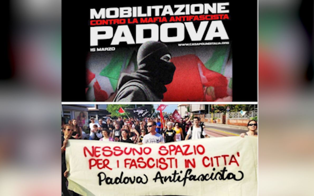 Le due manifestazioni previste a Padova