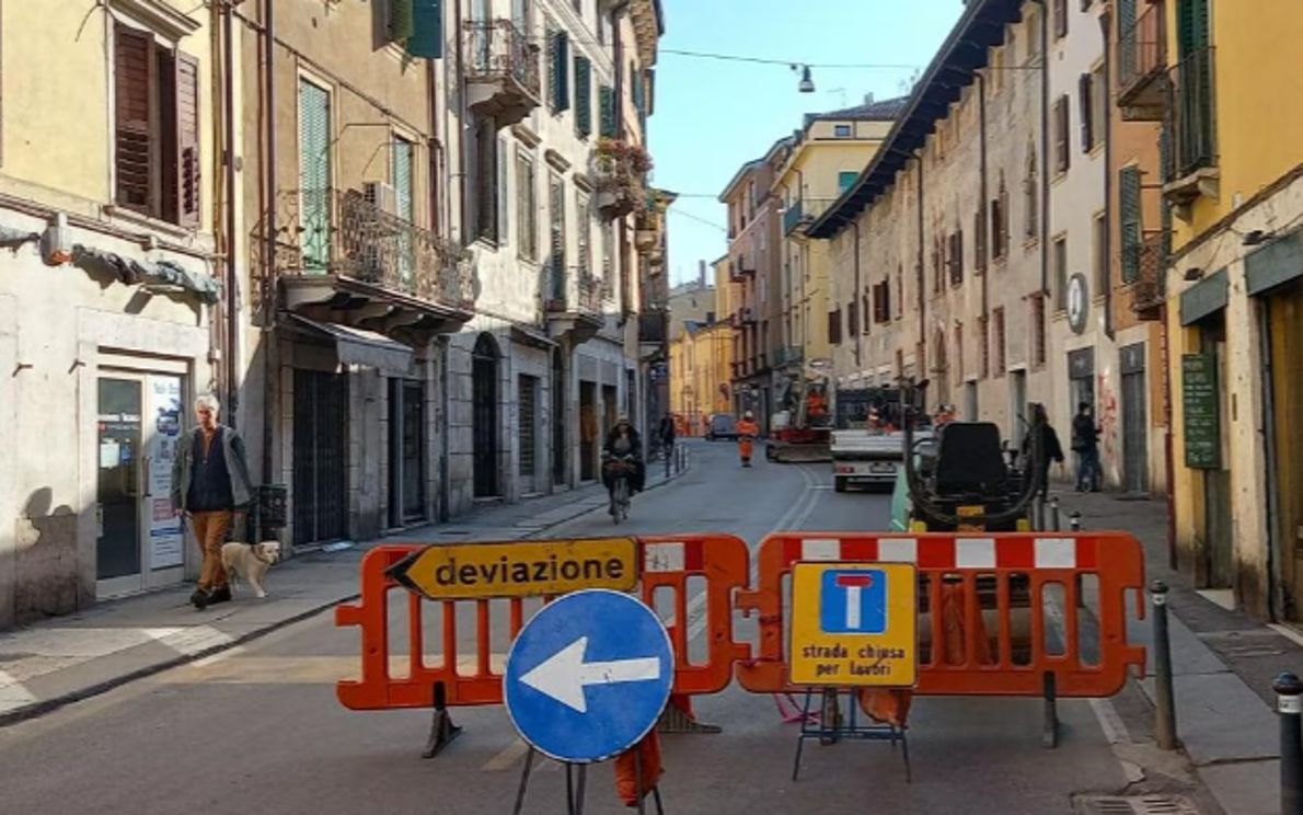 Cantiere via San Paolo, Veronetta, XX settembre