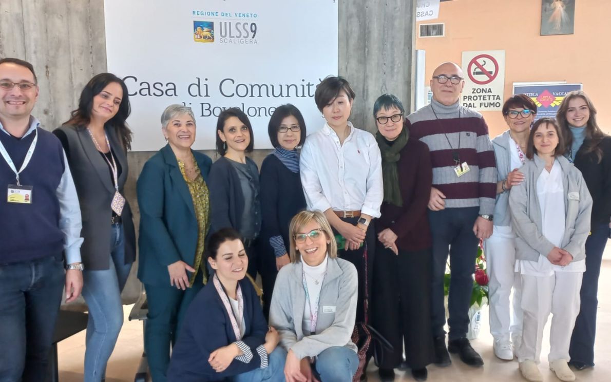 Le ricercatrici in visita