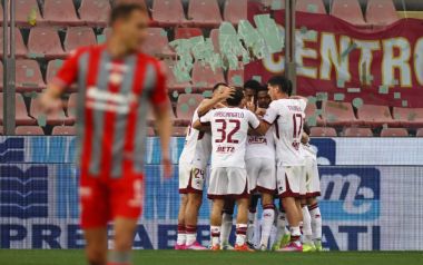 Cittadella festeggia il gol